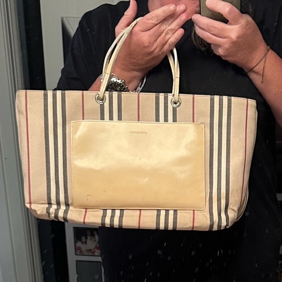 Burberry canvas pool tote - Picture 8 of 8